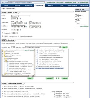 Automatically Graded Assignments