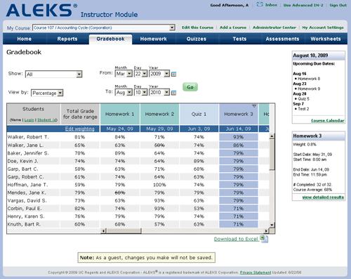 Gradebook